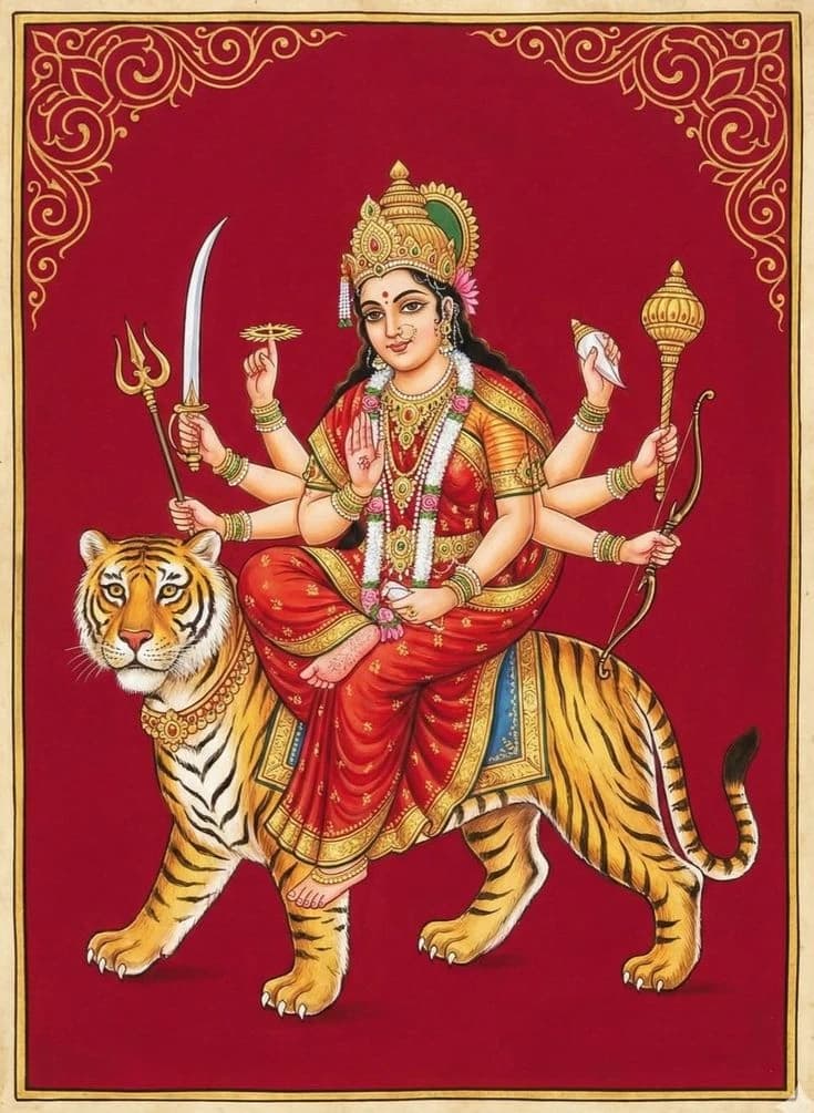 Ambaji - Maa Ambaji Sacred Shakti Swaroop 4K mobile wallpaper