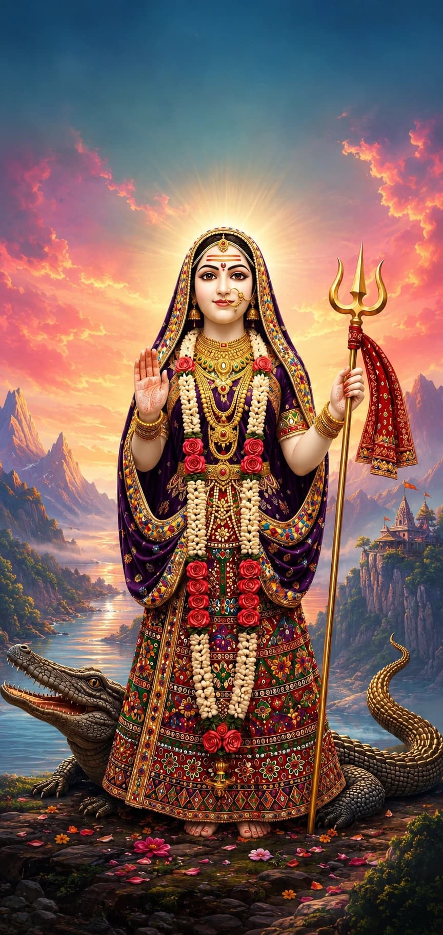 Khodiyar - Maa Khodiyar Sacred Divine Swaroop 4K mobile wallpaper