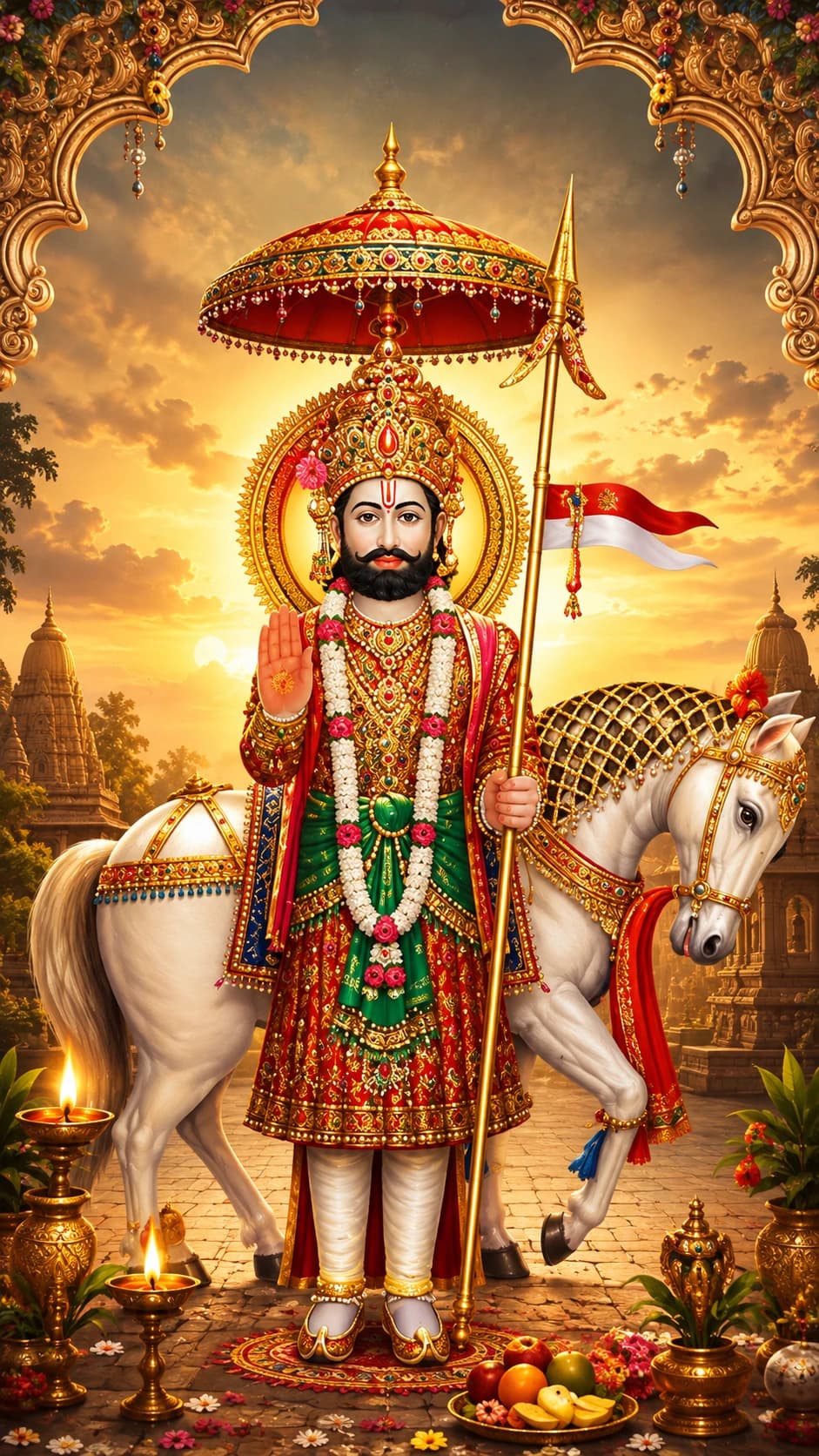 Ramdev Pir - Baba Ramdev Pir Ranuja Darshan 4K mobile wallpaper