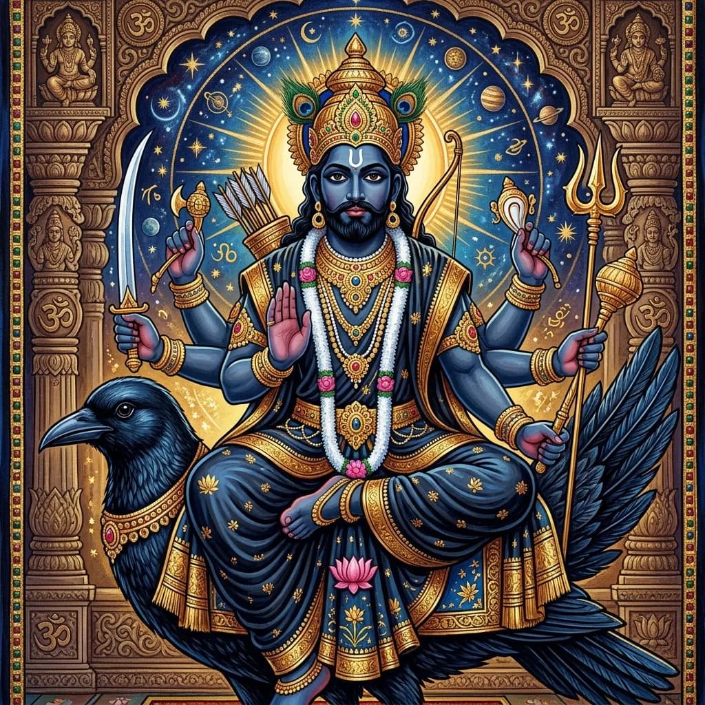 Shani - Shani Dev Justice & Karma Dispenser 4K mobile wallpaper