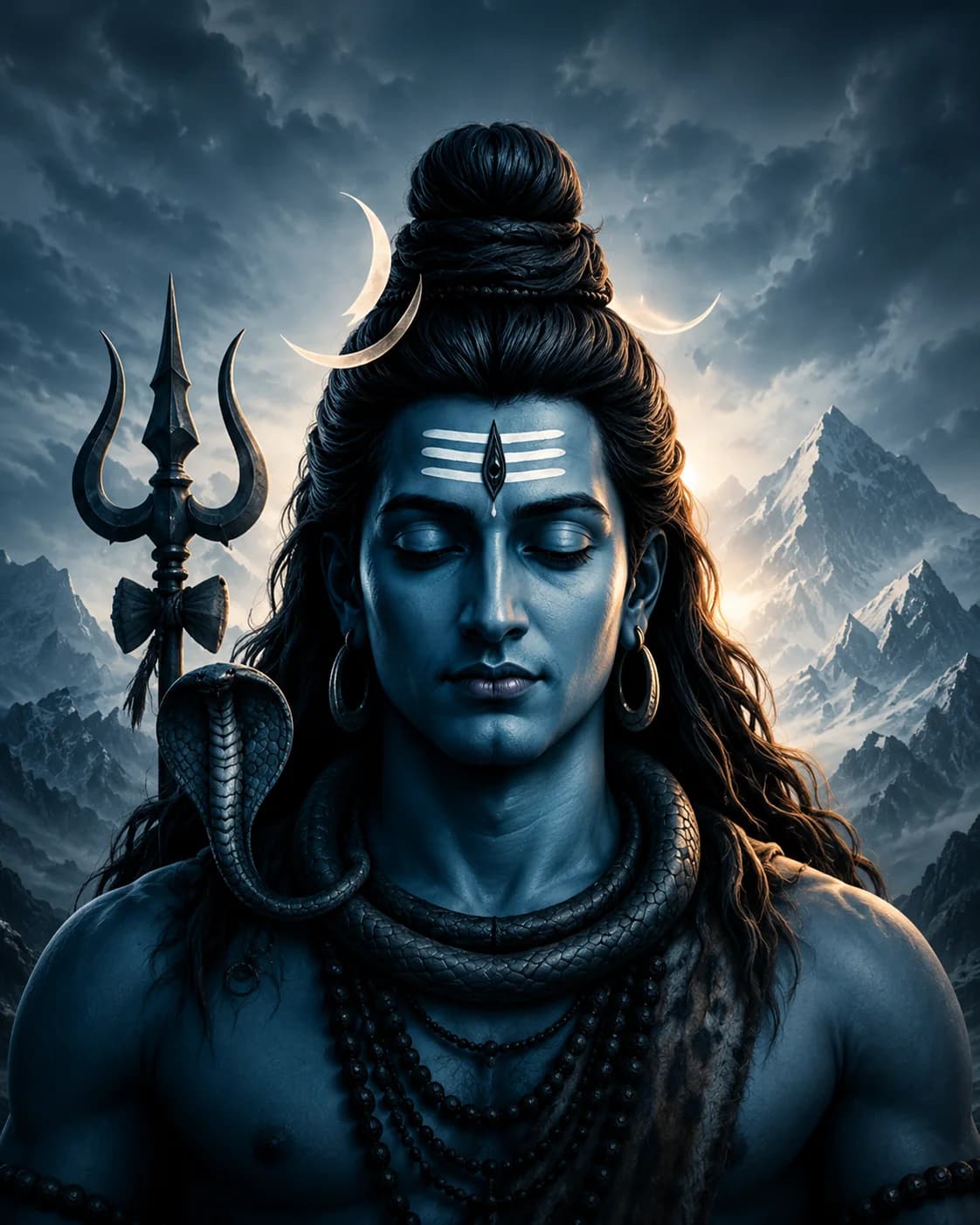 Shiv & Parvati Shiva Parvati Eternal Consciousness — 4K Hindu God Mobile Wallpaper