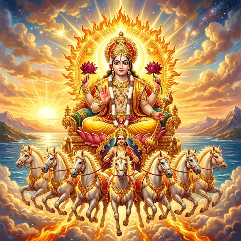 Surya - Bhagwan Surya Dev Solar Radiance 4K mobile wallpaper