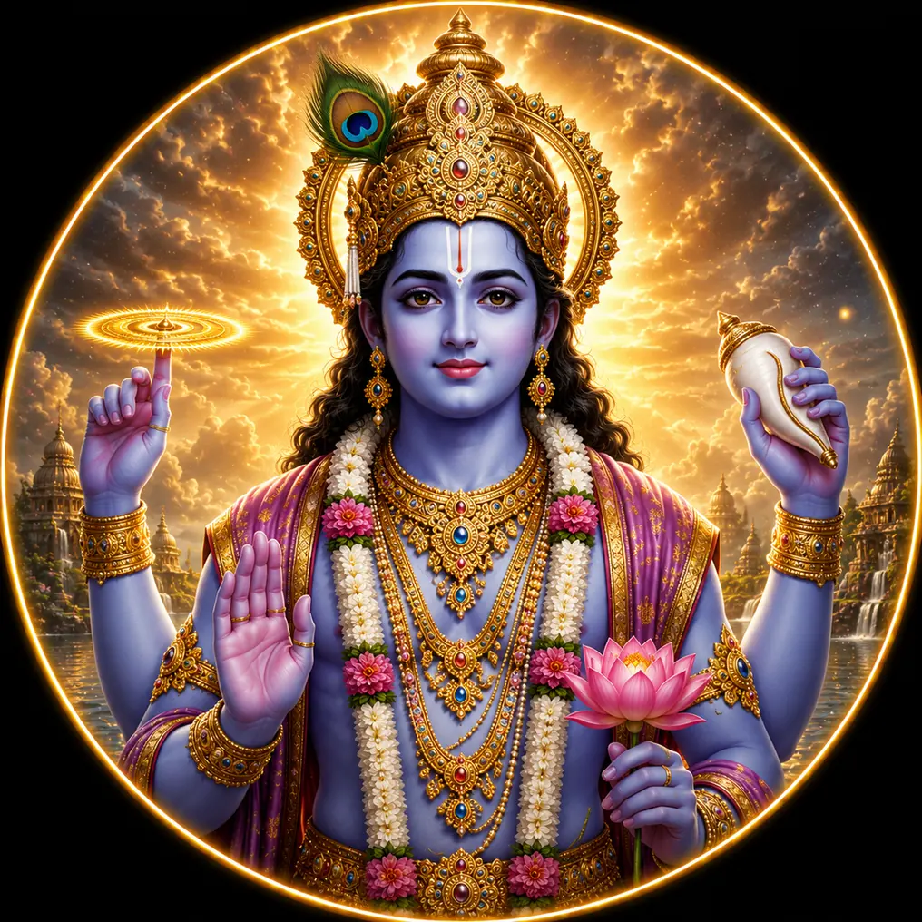 Lord Vishnu & Lakshmi