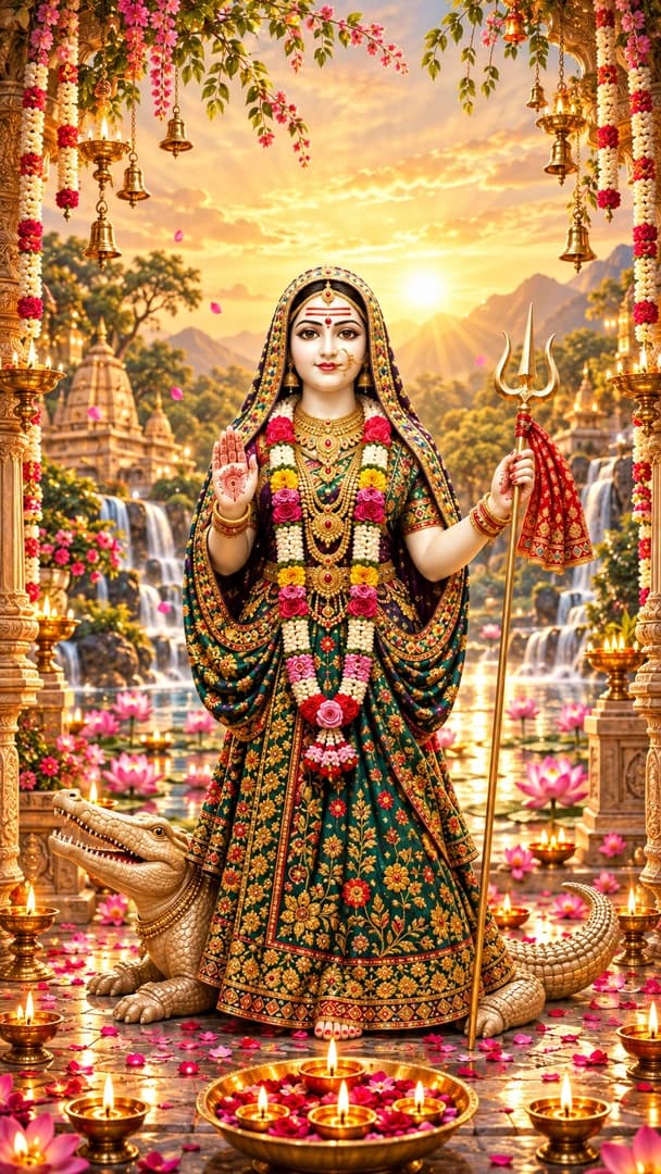 Hindu Gods Wallpaper 4K — Khodiyar Aai Khodiyar Divine Grace HD Free Download